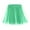 Green, variant on MIXUE Skirts For Women Summer Sequins Solid Color Mesh Elastic Waist Princess Fashion Tutu Mini Skirt Activewear,Green,One Size