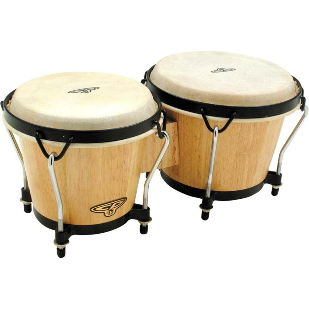 LP CP Traditional Bongos, Natural Wood