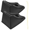 thumbnail image 5 of KAKOWELY 2 Pcs Cale de Roue de Voiture Cale de Roue de Véhicule Cale de Roue de Remorque de VR pour la Sécurité,8.07x"X5.51"X4.13 Pouces, 5 of 5