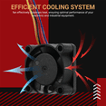 thumbnail image 4 of Ventilador de refrigeración de extremo caliente de doble cojinete, 2510 CC, 5 V, 4 pines, función PWM, para X1C, 4 of 8