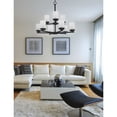 thumbnail image 3 of 10206FTBK Maxim Lighting Corona-9 Light Chandelier in Contemporary style-28 Inches wide by 23 inches high     -Traditional Installation, 3 of 3