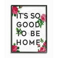thumbnail image 2 of Stupell So Good To Be Home Roses Framed Giclee Texture Art 11 x 14, 2 of 4