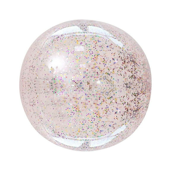 Beach Toys,Beach Ball Pool Toys Balls Giant Confettis Glitters Inflatable Clear Beach Ball