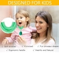 thumbnail image 4 of Toddler U-Shaped Toothbrush, Training Toothbrush, Teeth Cleaning Design for Kids, 4 of 5