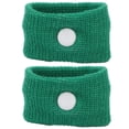 thumbnail image 3 of M Buder Car Boat Airplane Travel Motion Sickness Wristband, Anti Nausea Acupressure Bracelet, Green, 2 x 1.2 inches / 5 x 3 cm, 3 of 9