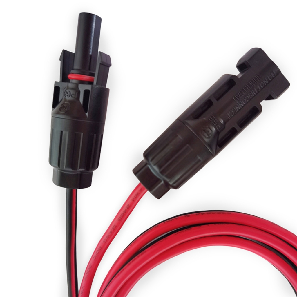 Solar to XT60 Charge Extension Cable 12AWG for Mc-4 to XT60 Adapter Cable for XT60 Input Port Portable Power Station