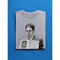 thumbnail image 3 of The Office:  Dwight Initials, Male Medium, 3 of 4