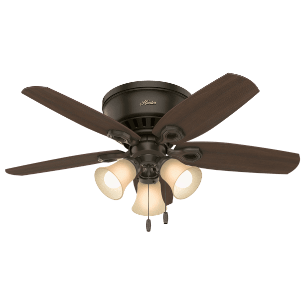 New Bronze Ceiling Fan With Light Kit, Industrial Ceiling Fans Builders Warehouse
