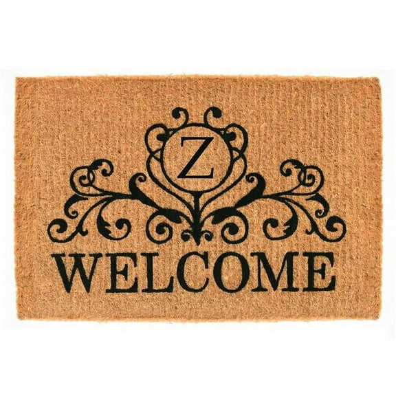 Calloway Mills Kingston Welcome Outdoor Doormat 3' x 6' x 1.5" (Letter Z)