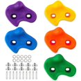 thumbnail image 3 of Soporte de escalada para niños, juego para niños, 10 unidades de soportes de escalada, 10 tornillos, se pueden usar para arreglar rocas de escalada en Indoo Afortunado Sencillez, 3 of 5