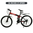 thumbnail image 4 of Folding Mountain Bike, Shimano 21 Speed, 26 Inch Adult Bicycle Dual Disc Brake Foldable Bike for Men Womens, 4 of 11