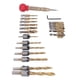 thumbnail image 5 of 20Pcs Gold Titanium Plating Countersink Chamfer Drill Bit Set Drill Tap Bit Hex Wrench Center Punch Kit, 5 of 5