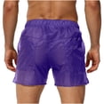 thumbnail image 6 of Busydd Mens Shorts Casual Solid Color Gym Athletic Shorts for Men Summer Beach Elastic Waist Men's Swim Trunks with Pockets, 6 of 6
