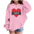 thumbnail image 2 of Girl's Cute Cartoon Long Sleeve Sweatshirt Clothes Clothing Outfits 3-14Y Pink 11-12 Years, 2 of 5
