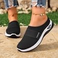 thumbnail image 2 of Rokment Women's Orthopedic Arch Support Clogs Walking Backless Sandals for Plantar Fasciitis Comfortable Breathable Mesh Tennis Non Slip Nursing Work Shoes Black Size 6, 2 of 7