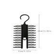 thumbnail image 4 of CHOK Japanese Style Tie Rack & Belt Organizer With Storage  A Multi-Functional Clothes Hanger Hook For Home  Scarf & Silk Scarf Hanger, 4 of 6