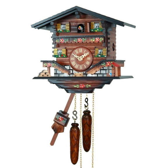 Alexander Taron 5.75" x 9.25" Analog Cuckoo Clock, 422QM