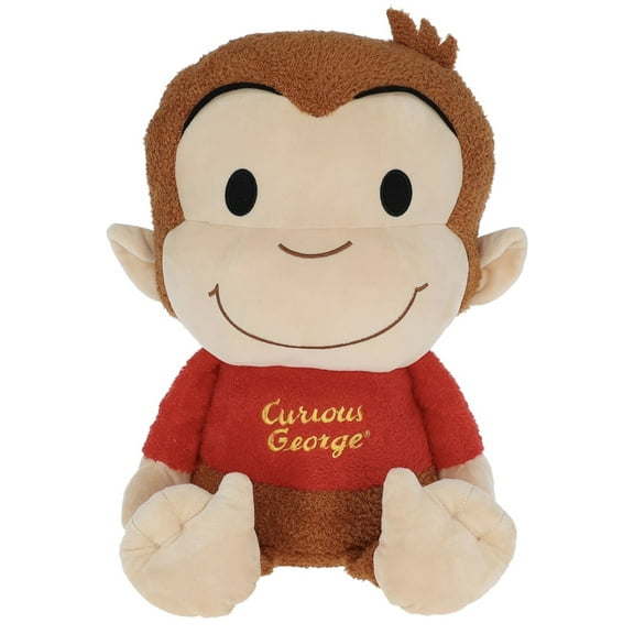 Kids Preferred Curious George Stuffed Animal Monkey Plush, Curious George Toys Monkey Plushies for Girls and Boys, Baby Toy Monkey Stuffed Animal, Soft Monkey Toy