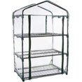thumbnail image 1 of Housse de Remplacement pour Mini Serre, Serre en PVC Transparent avec Porte à Fermeture Éclair Enroulable Portable pour Intérieur Extérieur Arboretum pour Patio, Arrière-Cour, Pépinière, Jardin, Culture à Domicile, 1 of 5