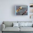 thumbnail image 3 of Canvas Wall Art - Theo Luycx 'Yellow-Red In Wall' Wall Art for Living Room, Bedroom, or Office Décor by Trademark Fine Art - 32 x 24 Inches, 3 of 4