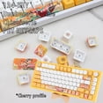 thumbnail image 4 of de PBT de 124 tec ensambjes amarillos en inglé repuesto mecánicos para Switch 84/98/104, tec 61/68/82 shamjiam Teclas de material PBT, 4 of 7