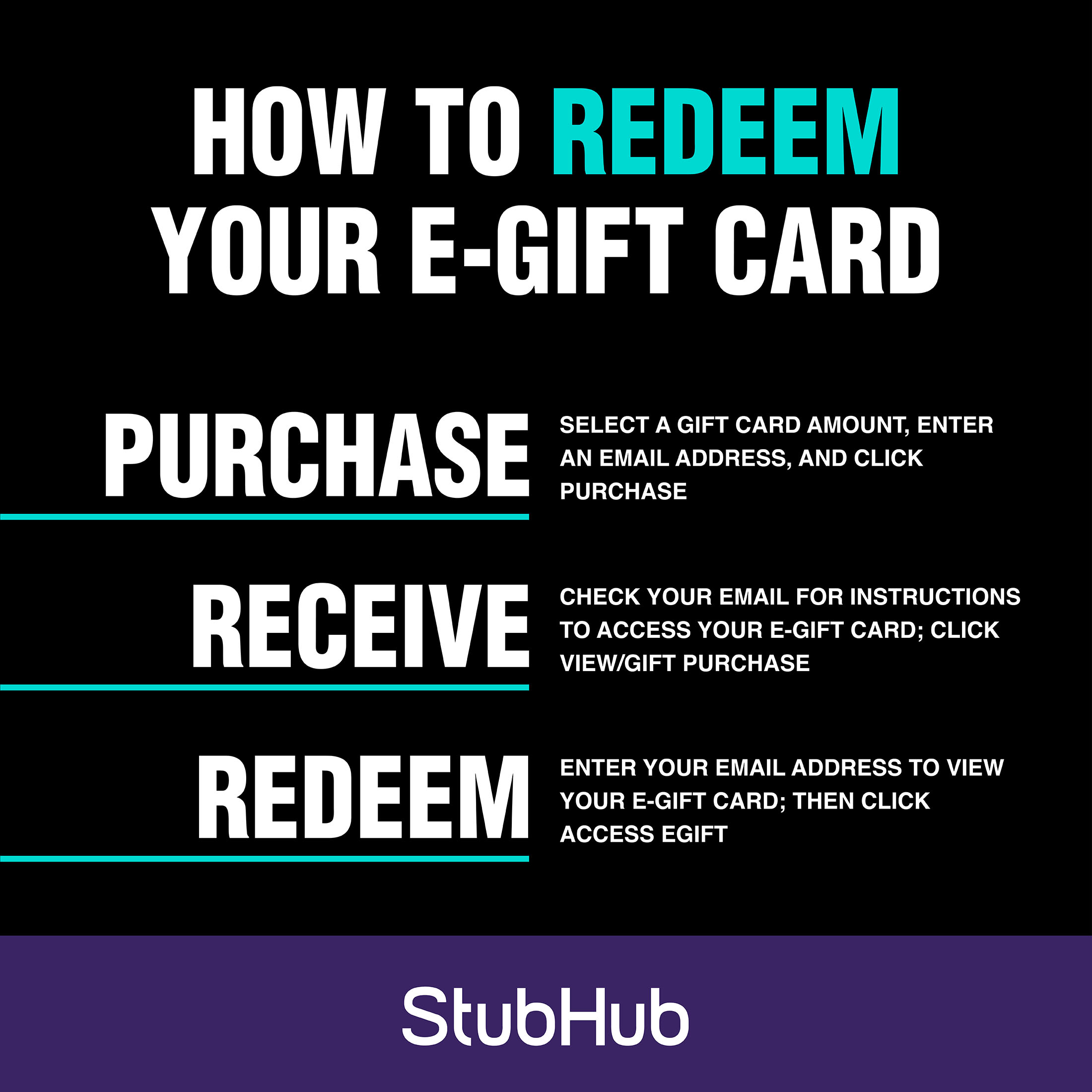 Stubhub eGift Card