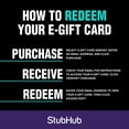 thumbnail image 3 of Stubhub $50 eGift Card [Email Delivery], 3 of 5