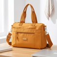 thumbnail image 3 of BadPiggies Crossbody Bag for Women Men, Nylon Waterproof Shoulder Purse Messenger Bag Lightweight Pocketbooks - Yellow, 3 of 9