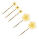 thumbnail image 3 of KAKOWELY 5 pinzas para el pelo con flores, pinzas para el pelo de novia, pasadores para el pelo, accesorios florales para el pelo., 3 of 4