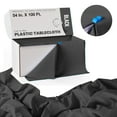 thumbnail image 4 of Exquisite 54 Inch. x 100 Ft. Plastic Tablecloth Roll With Built In Slide Cutter - Black, 4 of 12