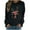 Black1, variant on Darzheoy Womens Tops Fashion Christmas Printed Round Neck Loose Comfortable Sweatshirts Lightweight Loungewear Hoodless Versatile Long Sleeve Blouses