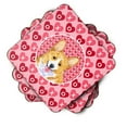 thumbnail image 2 of Corgi Hearts Love and Valentines Day Portrait Foam Coaster Set of 4, 2 of 3