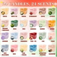 thumbnail image 6 of Countdown Sets Festive Scents Aromatherapy Candle Advent Calendar Christmas Valentine's Day Edition Wax Candles Seasonal Fragrances Holiday Cheer Relaxation for, 6 of 8