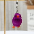 thumbnail image 6 of Tnobhg Plush Toy Keychain Colorful Faux Mink Fur Duck Pendant Keyring Funny Creative Colorful Animal Women Bag Charm, 6 of 7