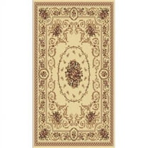 Dynamic Rugs LE2458022100 Legacy Rectangular Rug, Ivory - 2 ft. x 3 ft. 6 in.