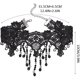 thumbnail image 2 of 1 gargantilla de encaje negro Handcess con cuentas y borlas, gargantilla gótica de flores huecas, accesorios de joyería para mujeres y niñas Sincero Electrónica, 2 of 5