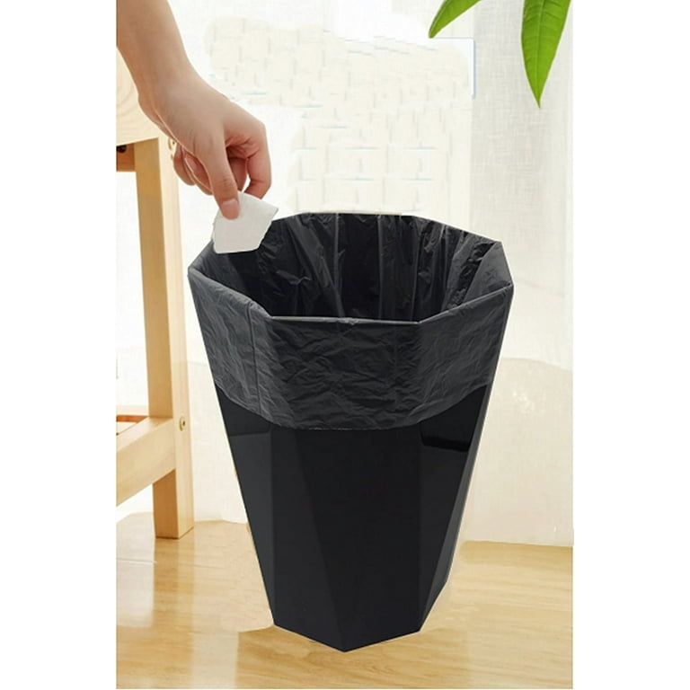 small trash bag,gereen 1.6 gallon extra strong trash bag garbage bag trash  can liner (1.6 gallon(120 count), clear) 