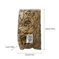 thumbnail image 2 of Less Than 5 Artificial flowers Raffia Paper Christmas Raffia Ribbon for Florist Bouquets Decoration Crafts Raffia Ribbon, 2 of 3