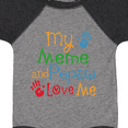 thumbnail image 4 of Inktastic Meme and Pepaw Love Me Boys or Girls Baby Bodysuit, 4 of 5