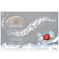thumbnail image 1 of Lindt LINDOR Silver Holiday Assorted Chocolate Truffles, 120g, 1 of 5