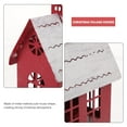 thumbnail image 3 of Uonlytech Christmas Village House Desktop Decoration with Ironwork Candle Holder for Holiday Celebrations, 3 of 5