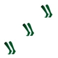 thumbnail image 2 of kurtrusly Football Socks With Style - Comfortable And Breathable For Field And Exercise Does Not Stuffy The Feet Solid Color Socks green Children's code 3Set, 2 of 6