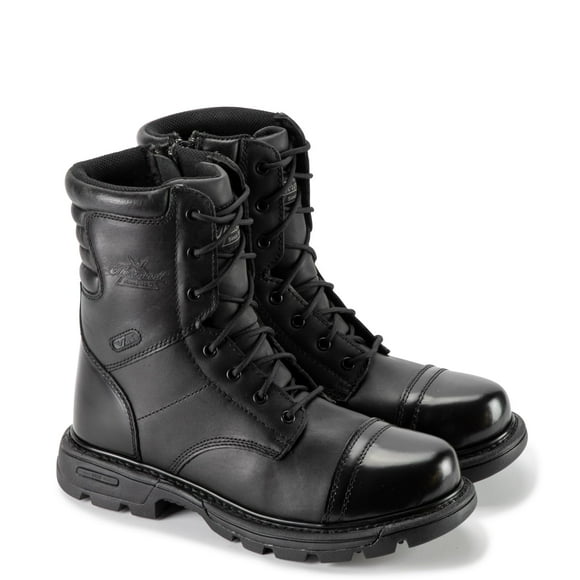 Botas tácticas Thorogood Gen-flex2 de 8 pulgadas con cremallera lateral, negras, para hombres/mujeres