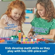 Learning Resources MathLink Cubes Mathematics for Ages 5+, 100 Pieces