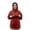 H6-Red, variant on CAUYDY Fuzzy Pet Pouch Hoodie for Women with Large Front Pocket Long Sleeve Sweatshirt Animal Carrier Cold Weather Wear Yellow Sizes L
