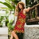 thumbnail image 2 of Easygdp Flying Black Bat para Vestido Transpirable de Mujer, Vestido Suelto de Manga Corta con Pliegues y Bolsillos para el Verano, 2 of 7
