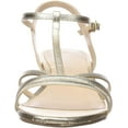 thumbnail image 2 of Paradox London Women's Tessa Wedge Sandal 7 Wide Champagne, 2 of 8