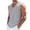 Gray#tank tops men, variant on Linen Tops for Men 2026 Summer Tank Top Sleeveless Raw Edge Hippie Beach Tee Shirts Lightweight Comfy Tanks Black S