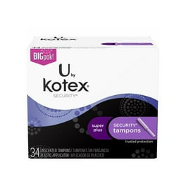 4 U by Kotex Security Tampons Regular Unscented 18 ct ea Discontinued newest Bs210