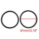 thumbnail image 2 of 5 piezas de juntas de sellado O-Ring de NBR negro universal de 81mm x 7mm, 2 of 2